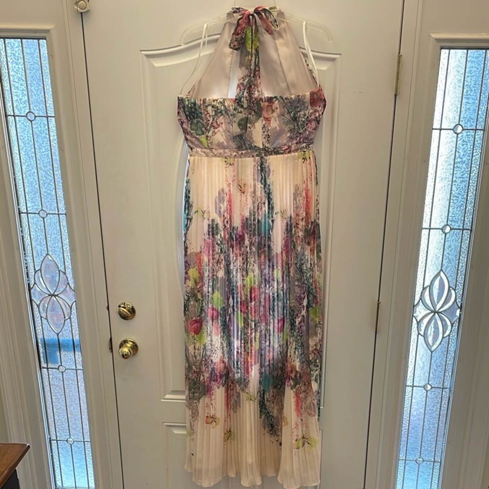 Floral Halter Maxi Gown - Picture 8 of 8